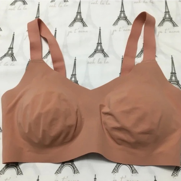 Knix Padded V-neck Bra Sz 5 Pink Ginger - Picture 3 of 7